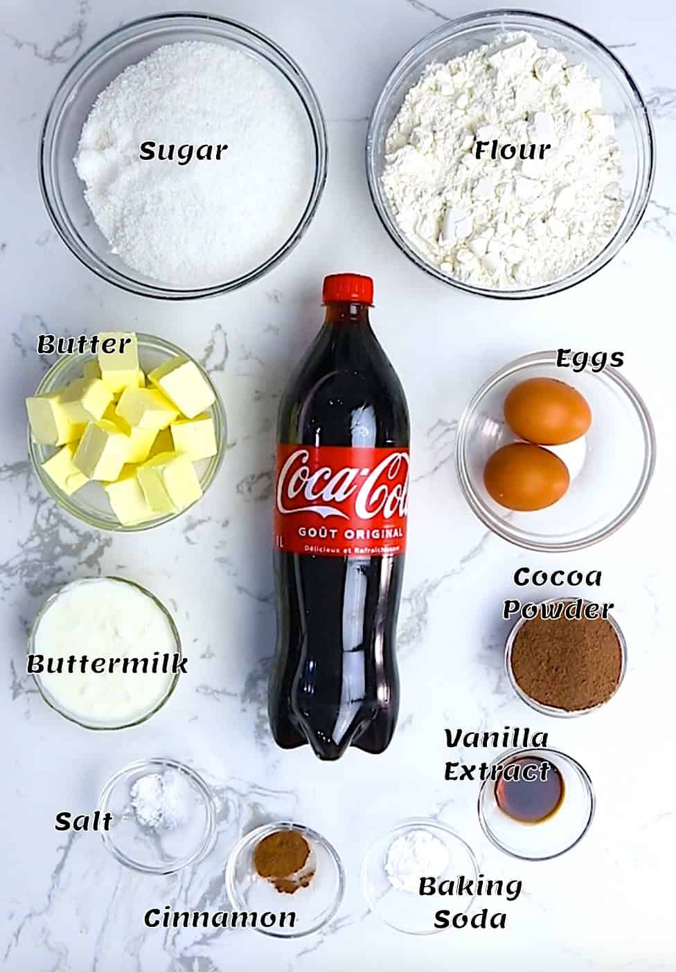 Coca-Cola cake ingredients