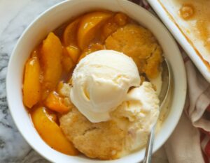 Peach Cobbler With Canned Peaches