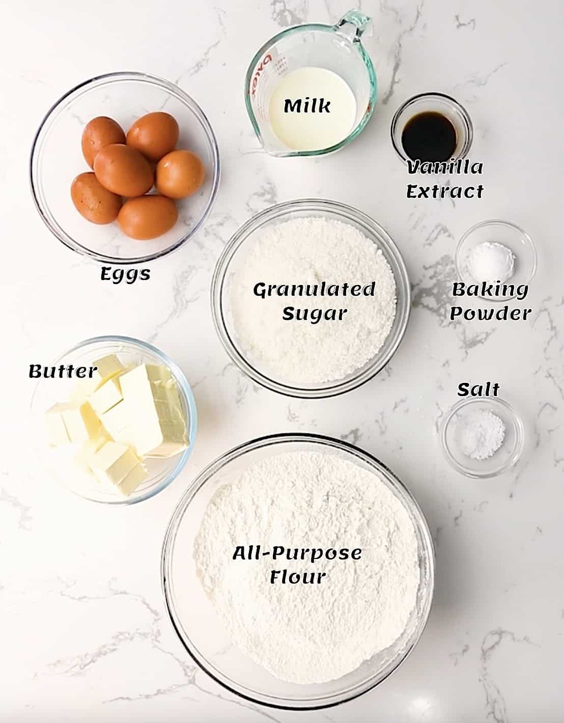 Cold oven pound cake ingredients