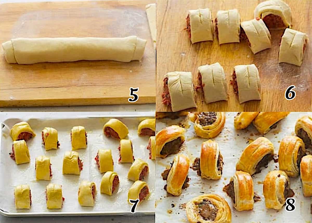 Slice and bake rolls