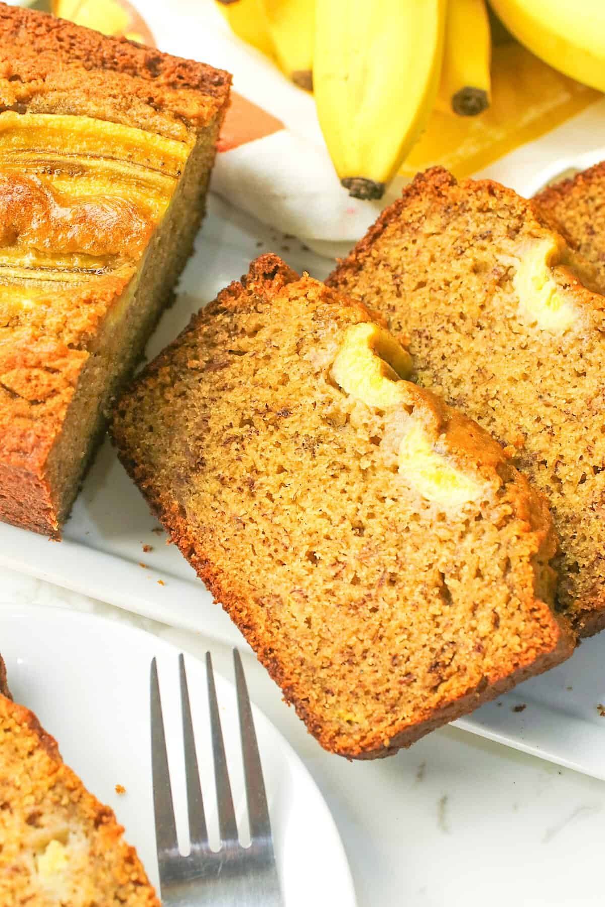 Jumping into a tremendously good slice of brown butter banana bread